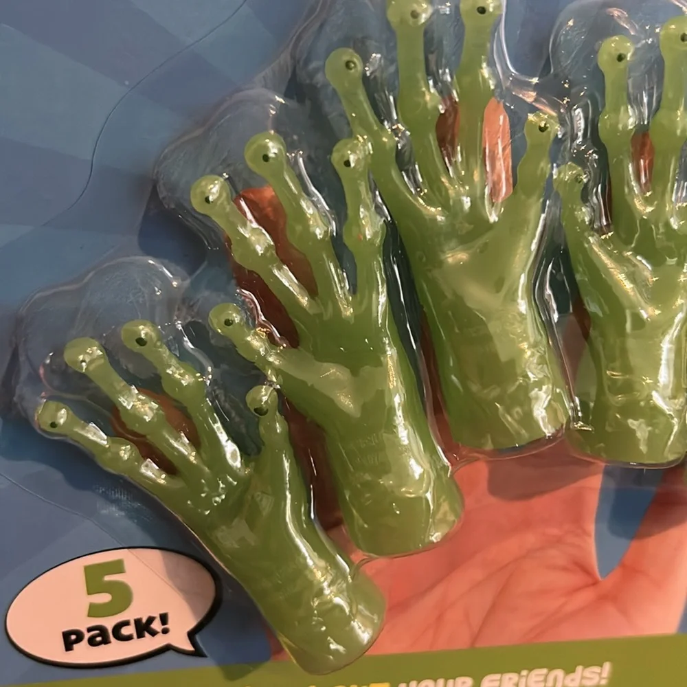 Tiny Hands: Kitten Paws Or Glow Alien Hands 5pack NEW